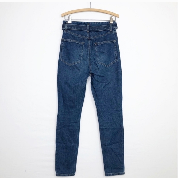 Reformation Kayo High Rise Skinny Belted Paper Bag Waist Jeans - Picture 4 of 14